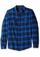The Kooples Men's Button-Down Check Shirt  Extra Large