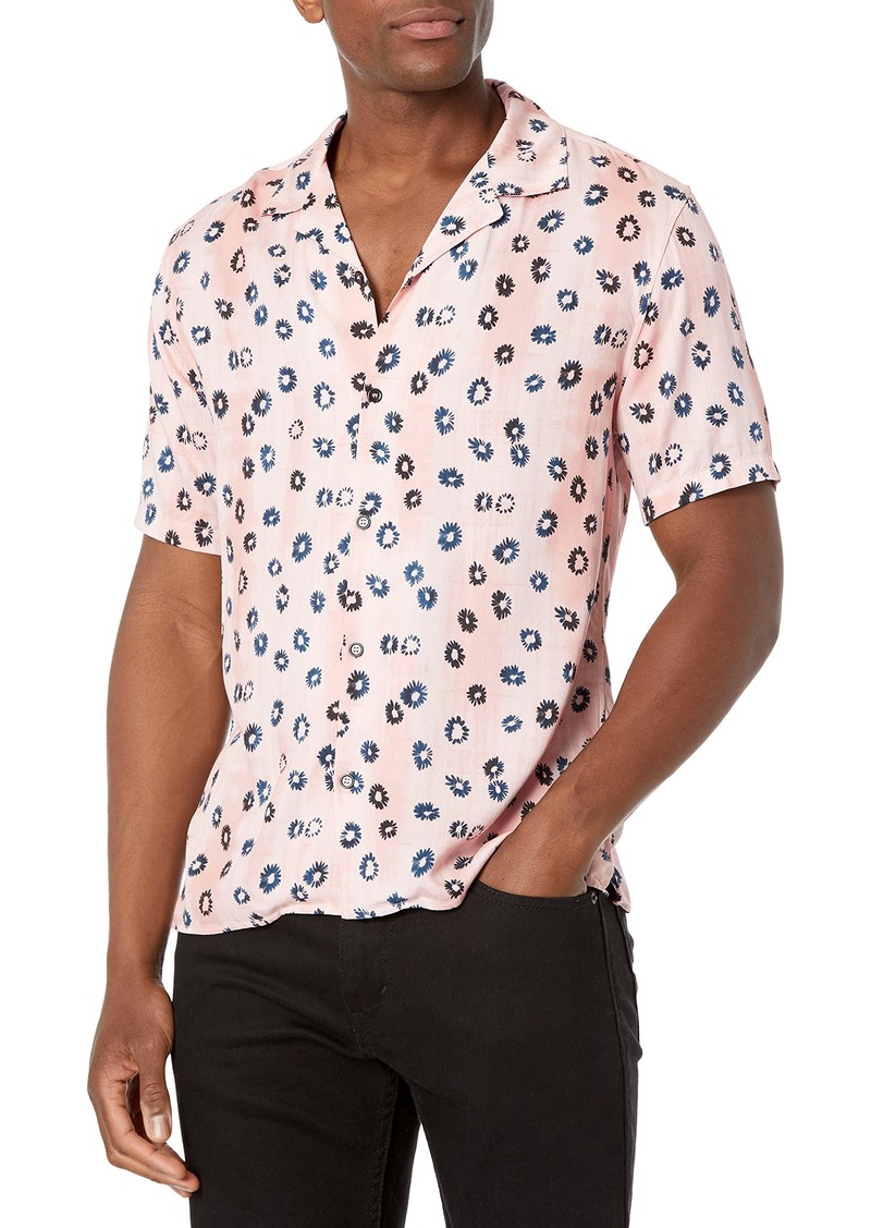 The Kooples Men's Short-Sleeve Printed Shirt