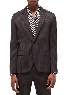 The Kooples Mixy Stripes Slim Fit Suit Jacket