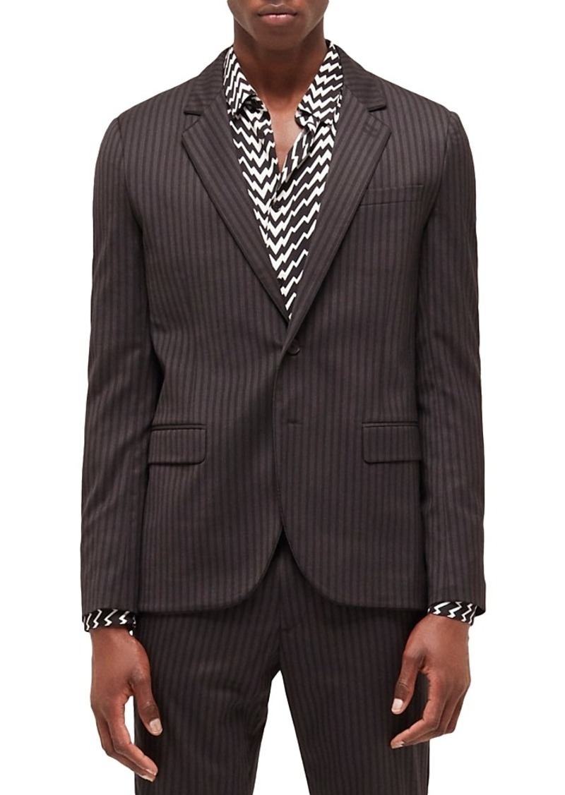 The Kooples Mixy Stripes Slim Fit Suit Jacket