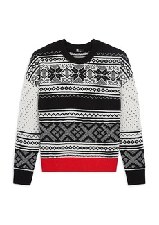 The Kooples Nordic Jacquard Crewneck Sweater