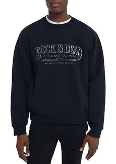 The Kooples Rock Is Dead Graphic Sweatshirt