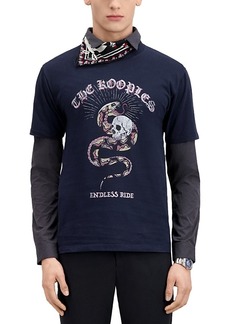 The Kooples Short Sleeve Graphic Crewneck Tee