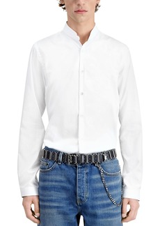 The Kooples Sky Blue Button Front Long Sleeve Shirt