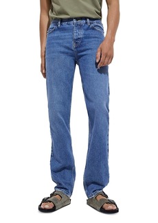 The Kooples Straight Fit Jeans in Faded Blue