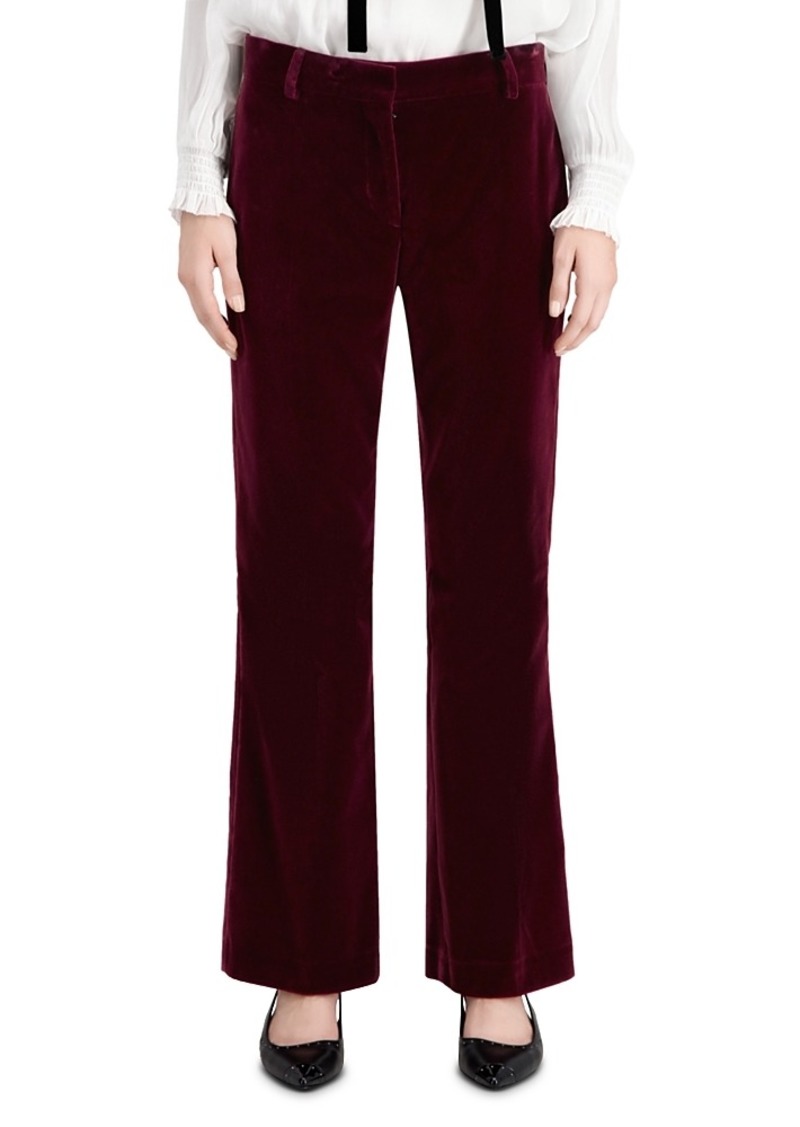 The Kooples Sweet Velvet Flare Leg Pants