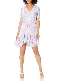 The Kooples Women's Printed Short Dress with Frills
