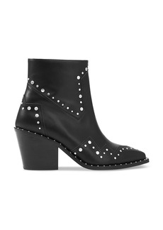 The Kooples Women's Santiag Studded Ankle Booties