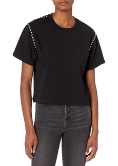 The Kooples Women's Cotton T-Shirt with Studs