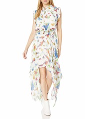 The Kooples Women's Women's Asymmetrical Dress in a Butterfly Print Dress