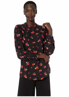 The Kooples Women's Button-Down Blouse in a Floral Print