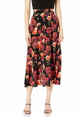 The Kooples Women's Long Skirt in a Floral Print Size