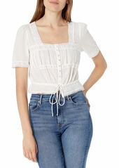 The Kooples Short-Sleeved top with lace