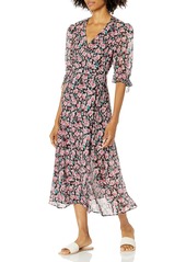The Kooples Women's Women's Wrap Dress in a Candy Flower Print Dress