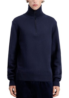 The Kooples Wool Quarter Zip Sweater