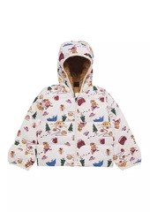 The North Face Baby's Camping Print Insulated Hooded Jacket