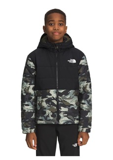 The North Face Big Boys Printed Reversible Mount Chimbo Full Zip Hooded Jacket