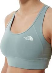 The North Face Bounce-B-Gone Bra In Silver Blue/white