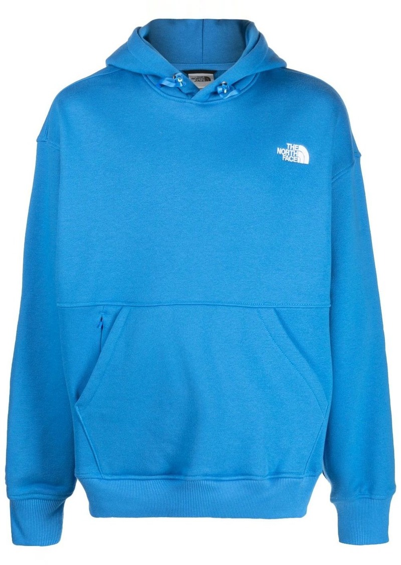 The North Face embroidered-logo long-sleeve hoodie