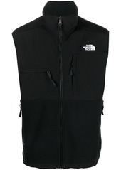 The North Face embroidered-logo zip-up gilet