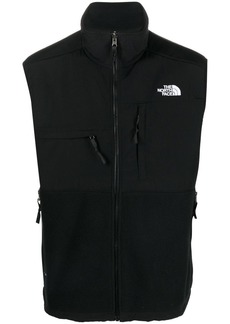 The North Face embroidered-logo zip-up gilet