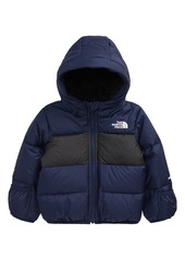 The North Face Moondoggy Water Repellent 550 Fill Power Down Puffer Jacket in Tnf Blue/Tnf Black at Nordstrom