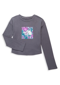 The North Face Little Girl's & Girl's Graphic-Print Long-Sleeve T-Shirt