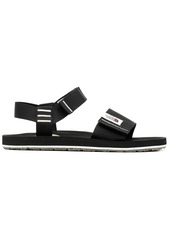 The North Face logo-patch flat sandals