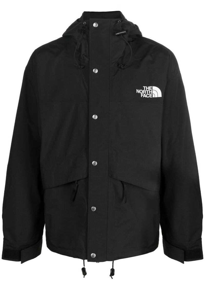 The North Face logo-print hooded jacket