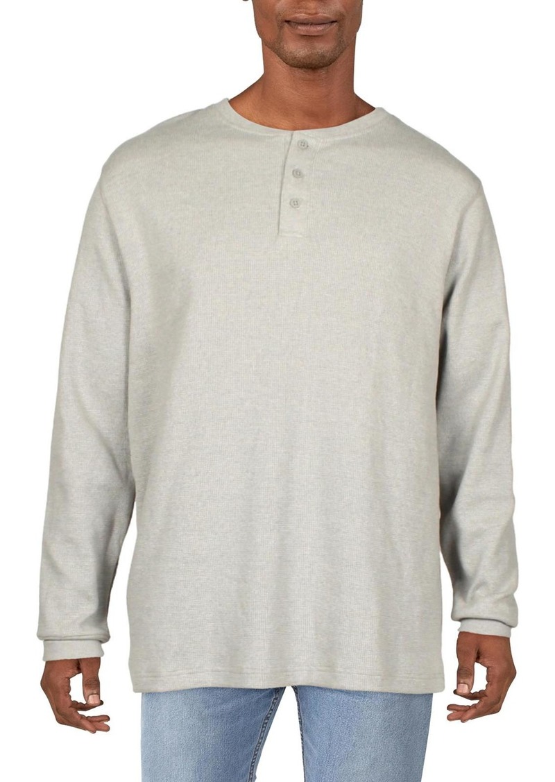 The North Face Mens Thermal Waffle Knit Henley Shirt