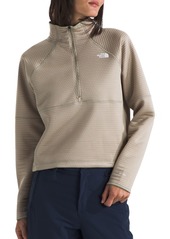 The North Face North Face Women's Vertical Thermal 1/4 Zip Pullover Fleece, XS, Gray