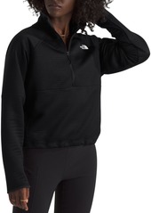 The North Face North Face Women's Vertical Thermal 1/4 Zip Pullover Fleece, XS, Gray