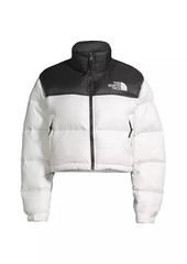 The North Face Nuptse Cropped Down Puffer Jacket