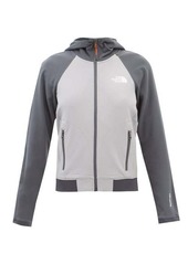 The North Face - Tekware Zipped Recycled-fibre Hooded Sweatshirt - Womens - Grey
