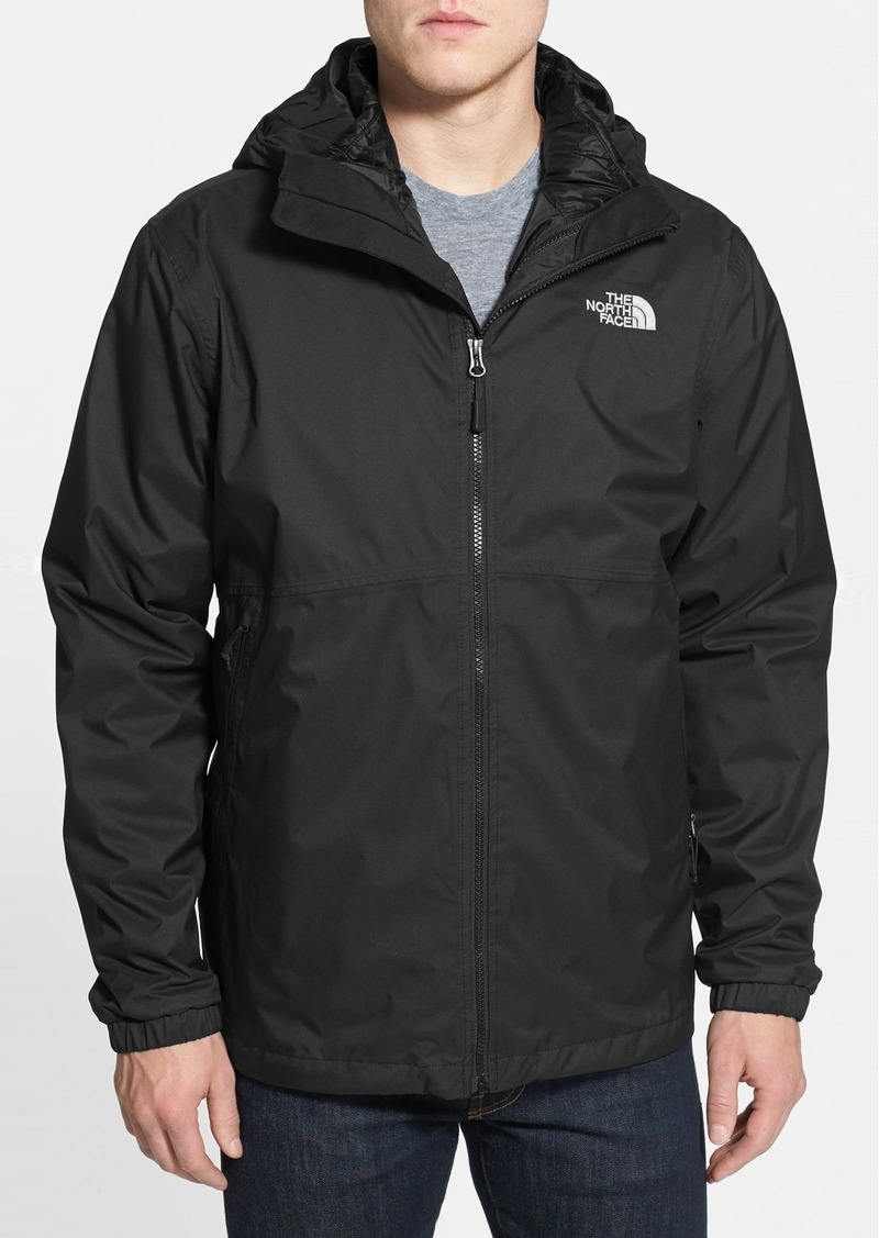 north face hyvent hooded jacket