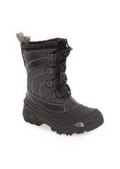 The North Face 'Alpenglow IV' Bungee Lace Waterproof Boot in Black/Black at Nordstrom