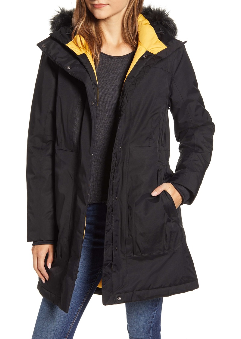 the north face meadowbrook raschel parka