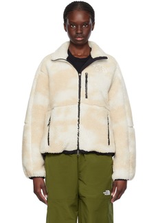 The North Face Beige & White Denali X Jacket