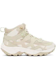 The North Face Beige Hedgehog 3 Mid Sneakers