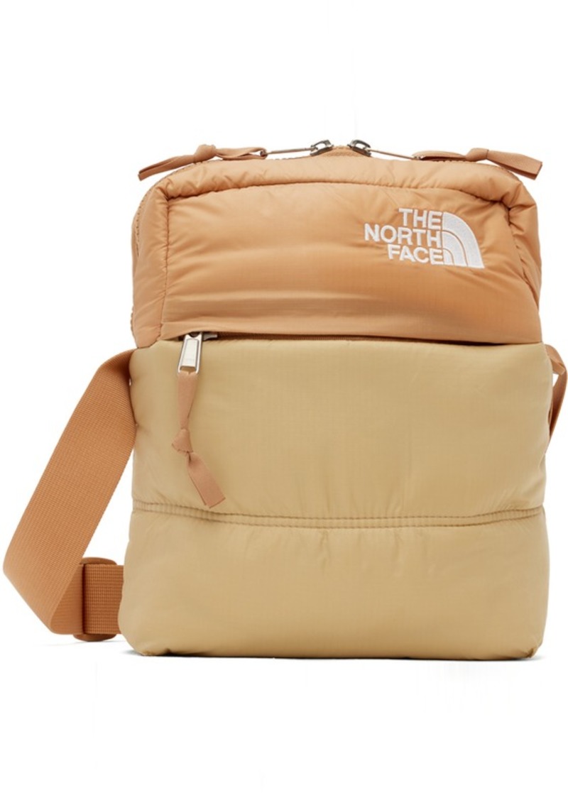 The North Face Beige Nuptse Shoulder Bag