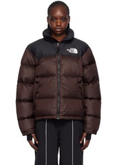 The North Face Black & Burgundy 1996 Retro Nuptse Down Jacket