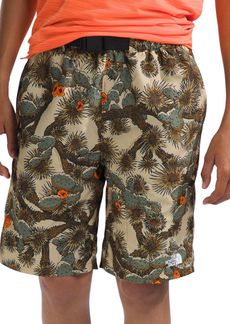 The North Face Boys' Amphibious Class V Belted Shorts, XS, Util Bwn TNF Cctus Cmo Pt