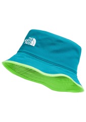 The North Face Boys' Class V Reversible Bucket Hat, Small, SuprSncBlClrGrdntSmllPrnt