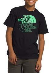 The North Face Boys' Graphic Short Sleeve T-Shirt, XS, White