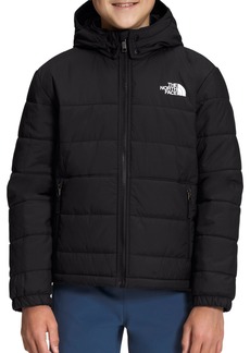 The North Face Boys' Printed Reversible Mount Chimbo Jacket, Small, Black