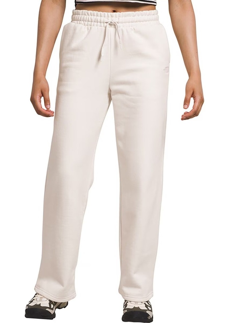 The North Face Felted NF0A81UFN3N Jogger Pants Women's White Wide Leg CLO683