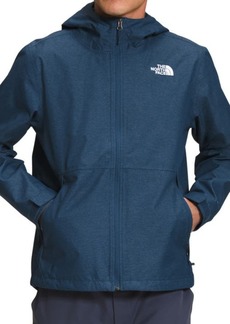 The North Face Fleece Hooded Jacket in Shady Blue Heather at Nordstrom