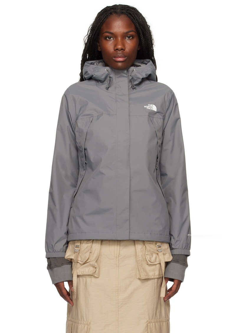 The North Face Gray Antora Rain Jacket