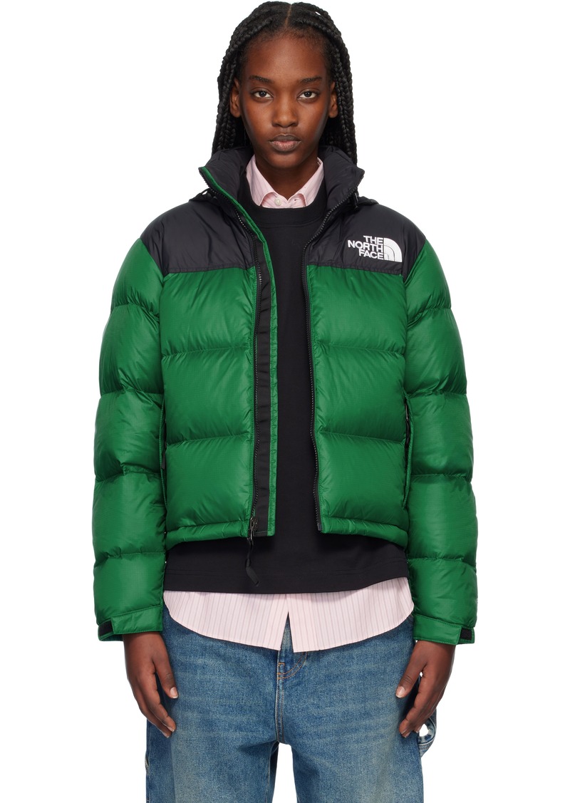 The North Face Green & Black 1996 Retro Nuptse Jacket