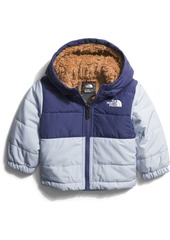 The North Face Infant Boys' Reversible Mount Chimbo Full Zip Hooded Jacket, 6M, Gray